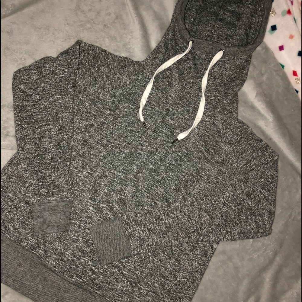 Heather Grey Athletic Hoodie